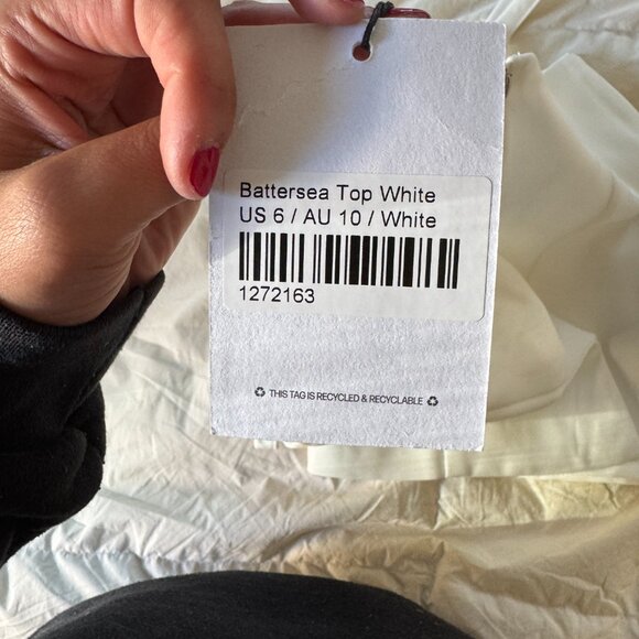 *NWT* Princess Polly Battersea Top - White - Picture 6 of 6